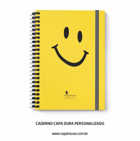 Caderno personalizado de capa-dura