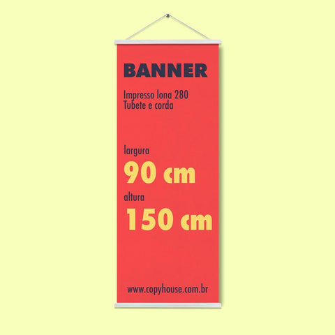 Banner 100x150 cm em Lona.