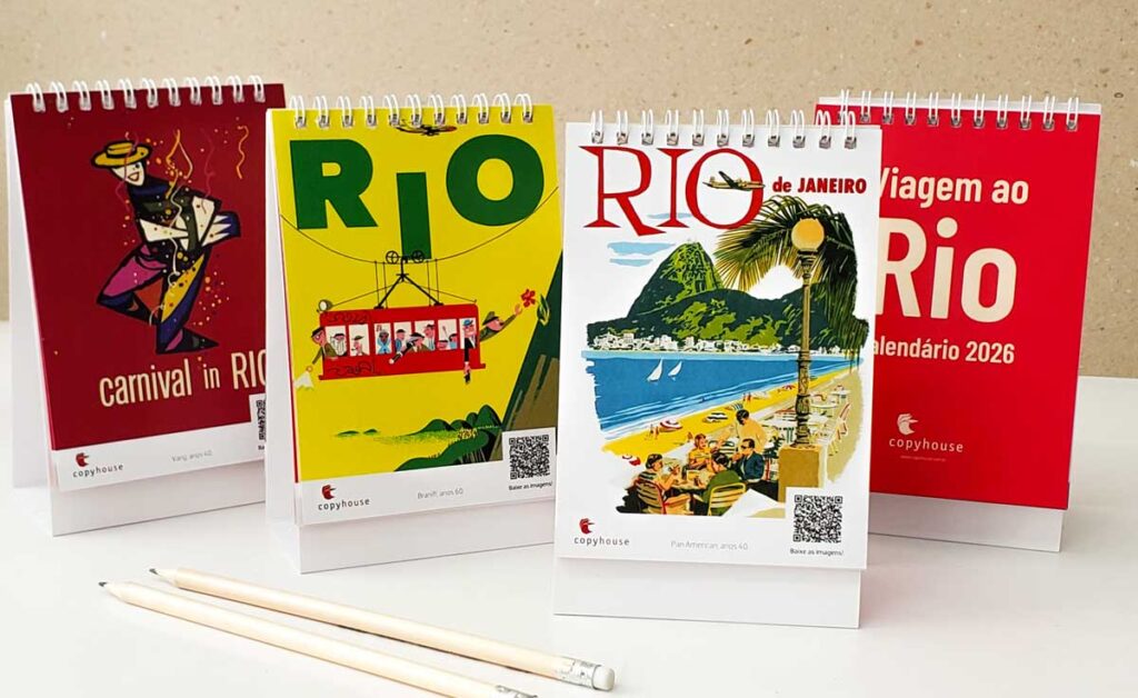 Calendário Rio 2026 da Copy House