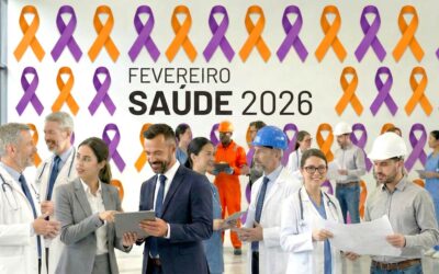 Fevereiro Laranja e Roxo: comunicação e saúde corporativa 2026