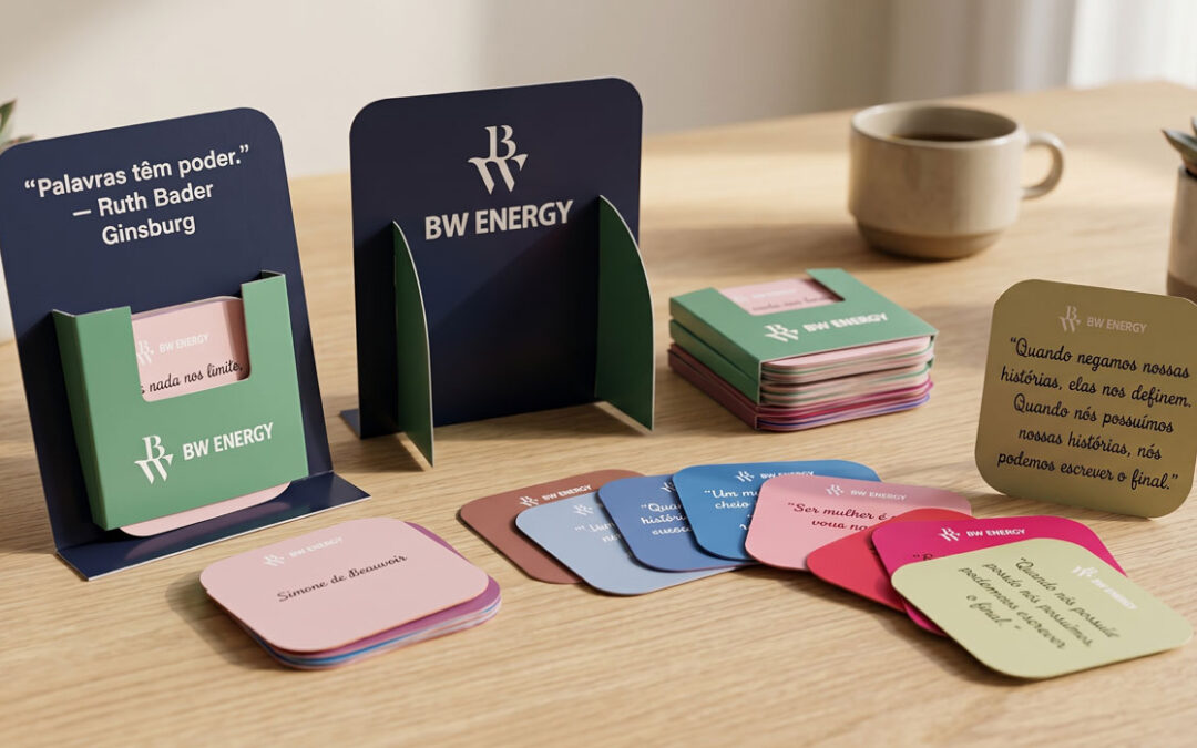 Saúde mental com comunicação personalizada veja este kit que a Copy House produziu