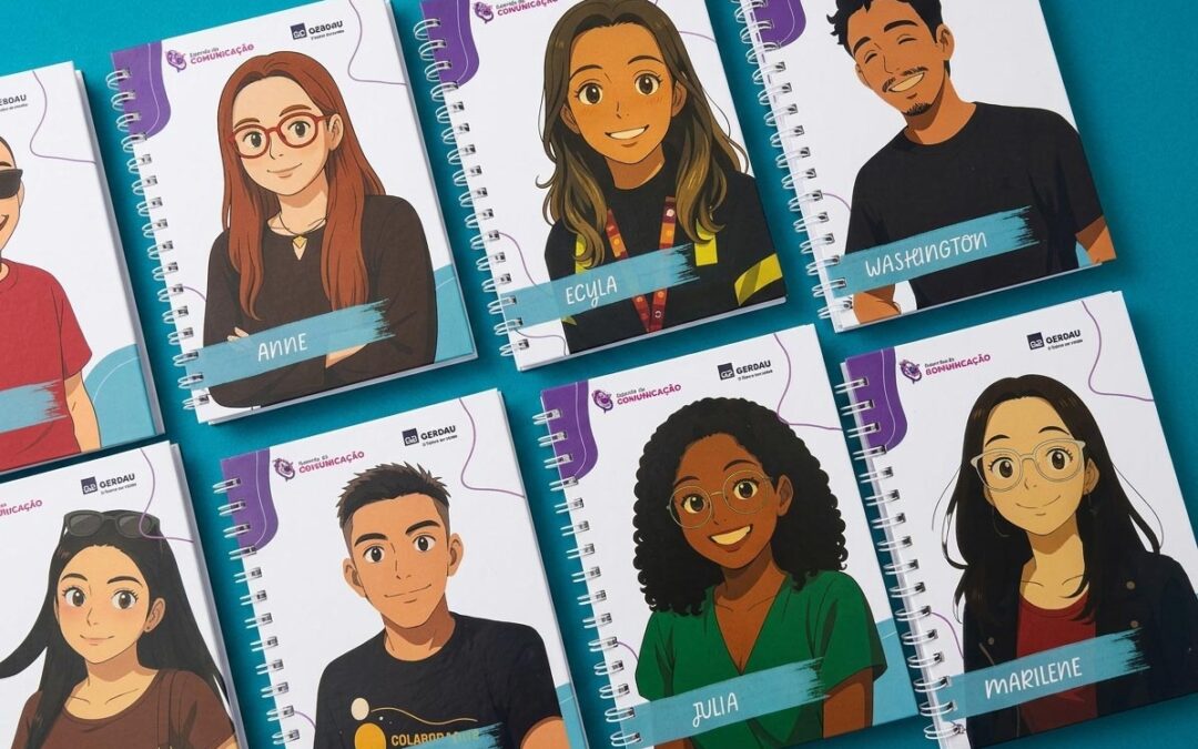 Cadernos corporativos personalizados para empresas